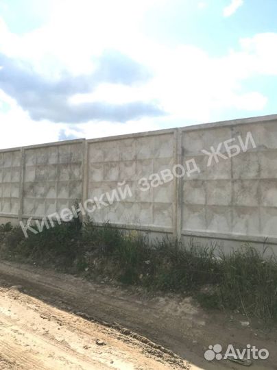 Плиты забора по 2м
