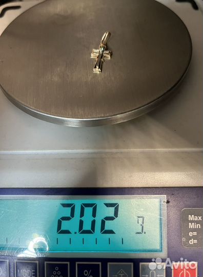 Крест золотой 585