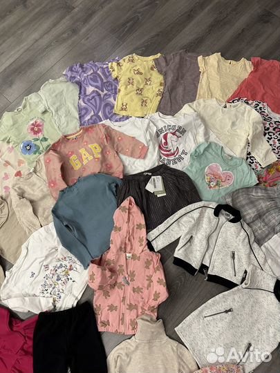 Большой пакет вещей для девочки 98-104