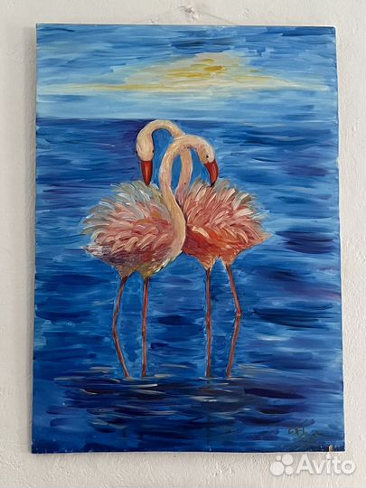 Картина маслом на доске