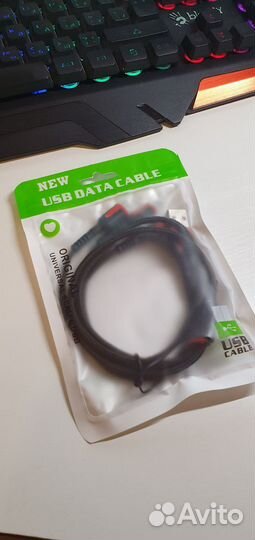 Кабель Usb тройной для зарядки