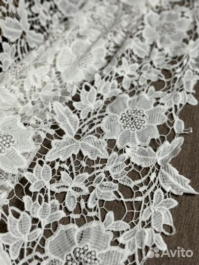 Ткань отрез кружево