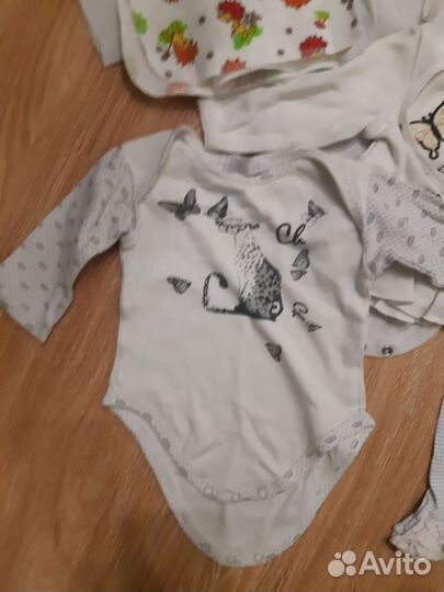 Одежда на девочку от 0-3 месяцев пакетом
