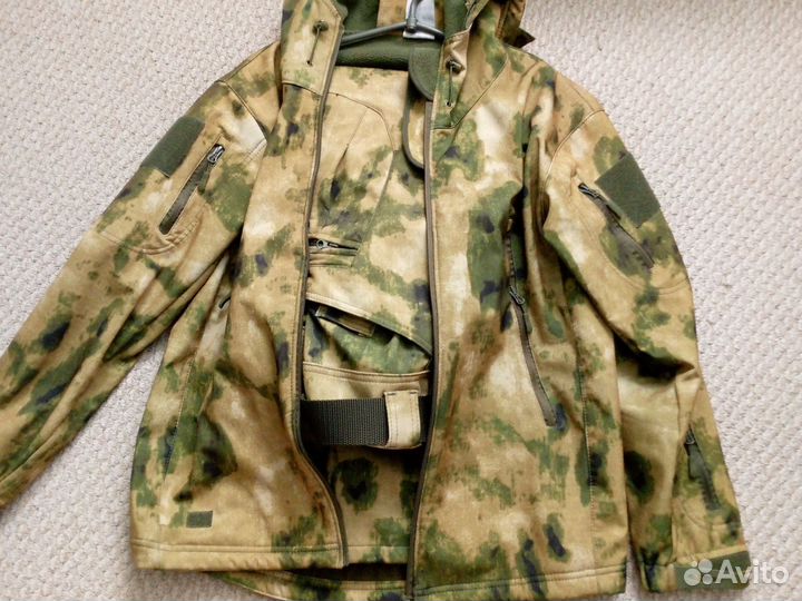 Тактический-Костюм Softshell.На флисе-48-50