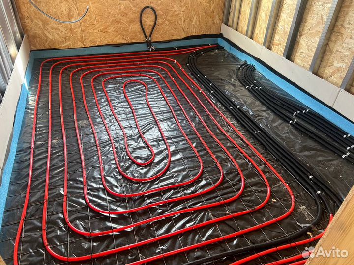 Теплый пол, отопление, радиаторы, котёл