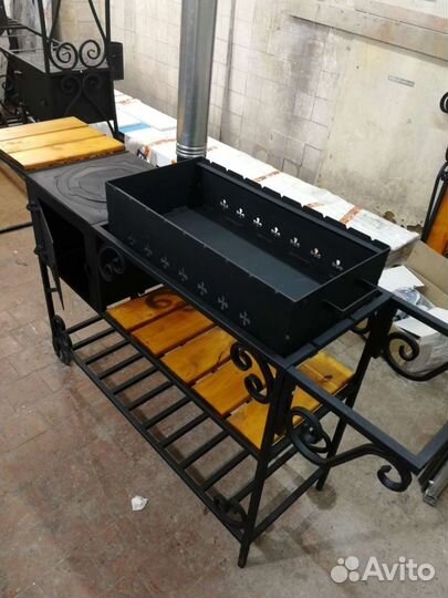 Мангал Печь Казан., Реальная Цена