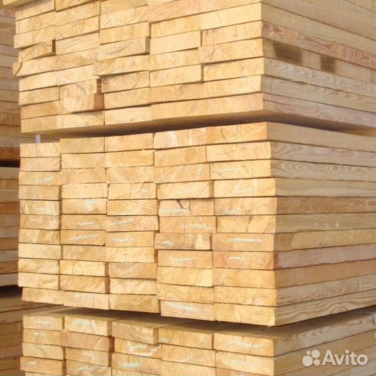 Доска обрезная 40х200х6000