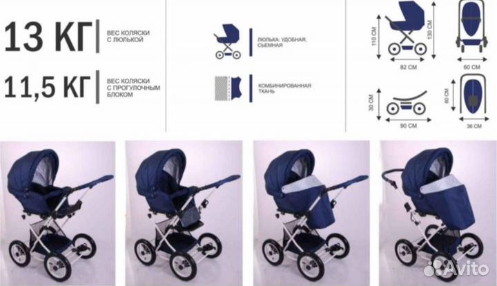 Коляска 2 в 1