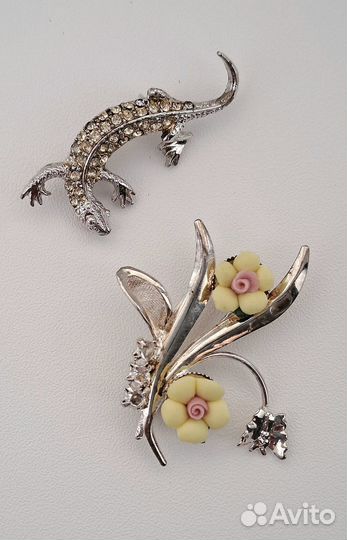 Винтажная брошь