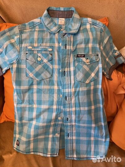 Рубашка на мальчика 140 146