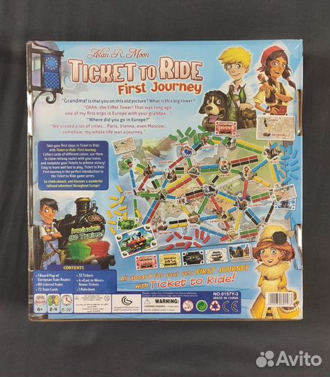Настольная игра Билет на поезд Junior Европа