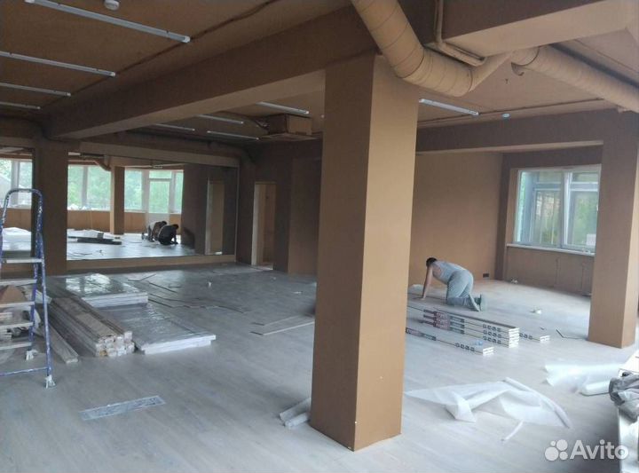 Безвоздушная покраска стен, потолков, фасада