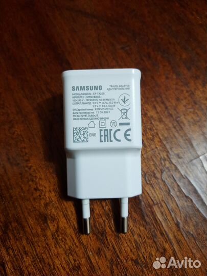 Зарядка samsung EP-TA200(оригинал)