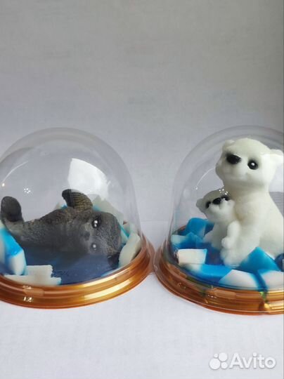 Мыло ручной работы Мишки,Нерпа