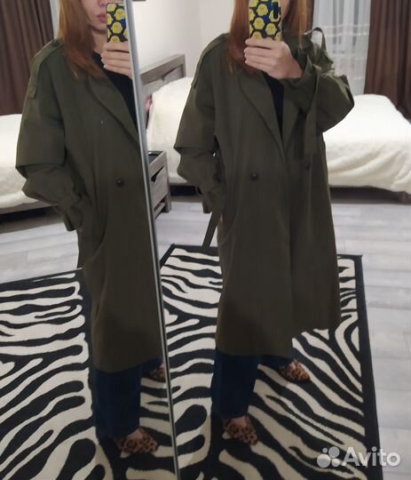Новый плащ тренч S/М/L