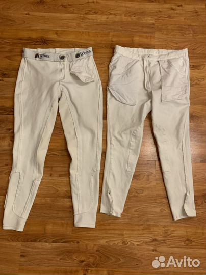 Бриджи для верховой езды турнирные 44-46 46-48