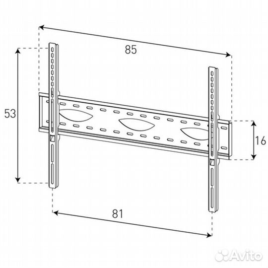 Кронштейн фиксированный Sonorous surefix 240