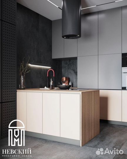 Кухонный гарнитур прямой