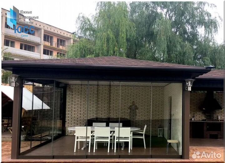 Безрамное остекление