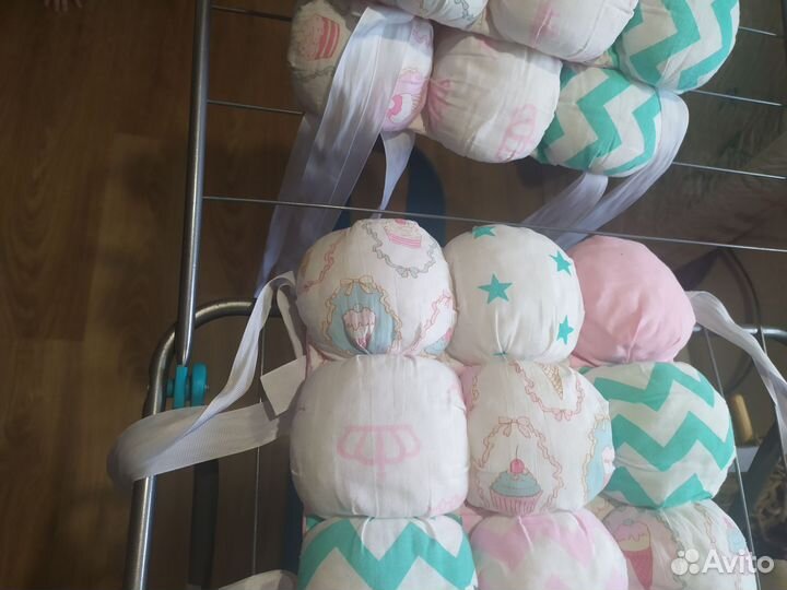 Бортики в детскую кроватку