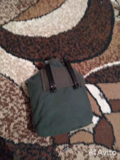 Фляжка с котелком в чехле