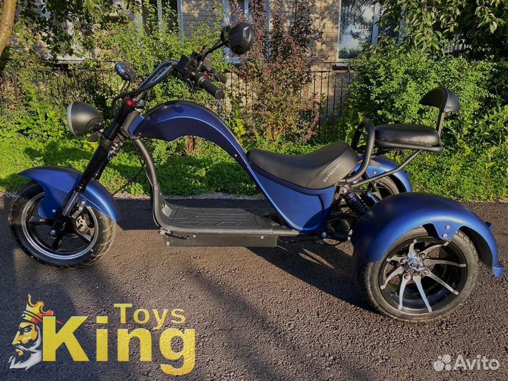 Электроскутер skyboard trike chopper-2000
