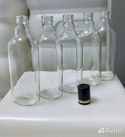 Бутылка Фляга 0,5 л с пробкой гуала