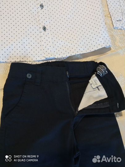 Рубашка и брюки на мальчика 116