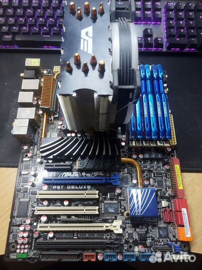 Asus P6T Deluxe,6 ядер,36 гб оперативы,кулер
