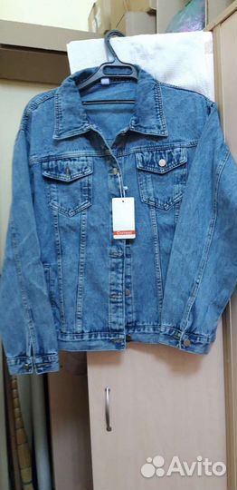 Джинсовая куртка женская 54 размер