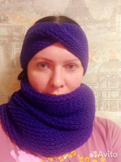 Снуд новый вязаный (ручная работа)