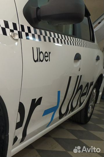 Наклейки Яндекс Такси Uber (брендирование)