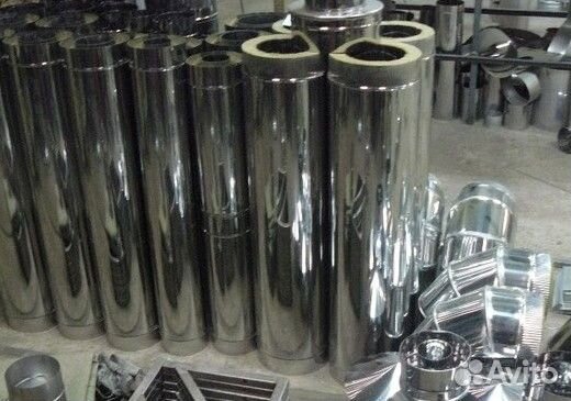 Дымоход утепленный нержавеющая сталь или оцинковка