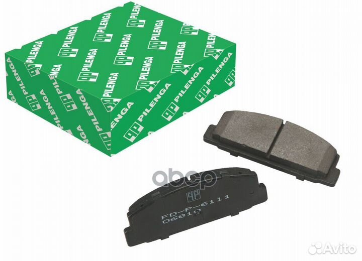 Колодки тормозные FDP6111 pilenga