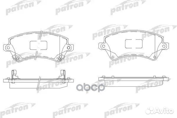 Колодки тормозные дисковые передн toyota: corol