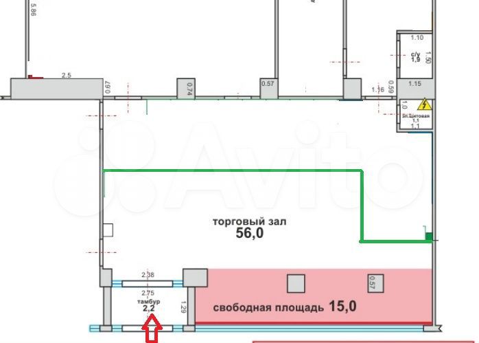 Торговая площадь, 15 м²