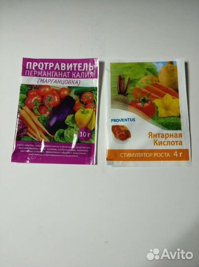 Протравитель семян марганцовка, янтарная кислота