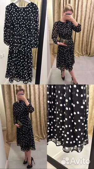 Платье в горох