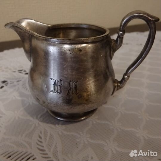 Антикварная Масленка - молочник B.buch,Варшава