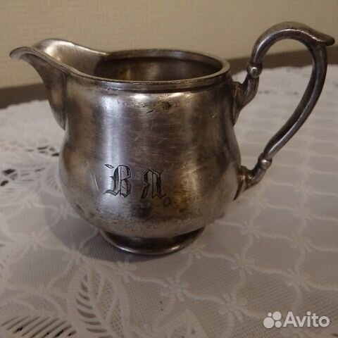 Антикварная Масленка - молочник B.buch,Варшава