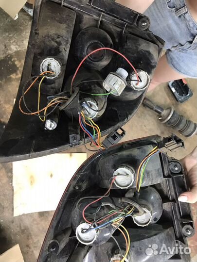 Задние фары на приору