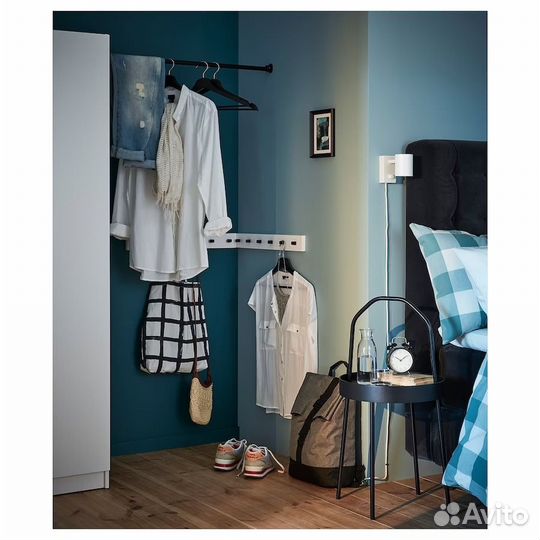 Bumerang Вешалка дерево 8шт Чёрный IKEA 202.385.34