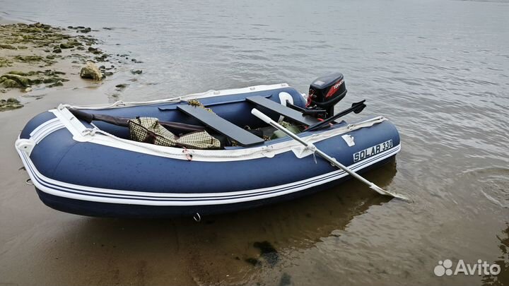 Пвх лодка solar 330 + мотор Tohatsu 9.8BS
