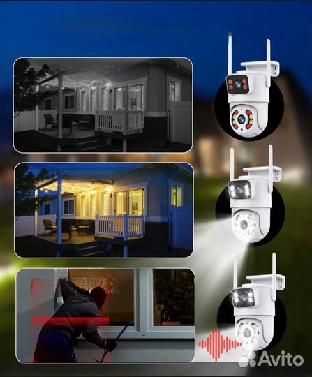 Установка поворотных камер видеонаблюдения
