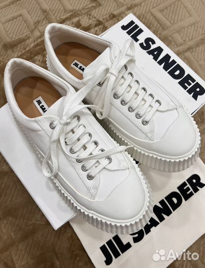 Jil sander кеды, оригинал р.40 farfetch