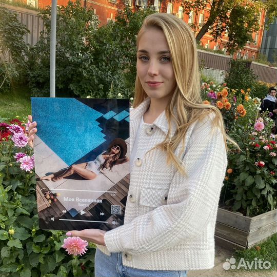 Витраж с фото / Подарок