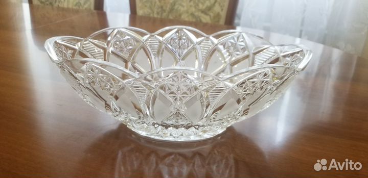 Вазы хрустальные салатницы большие