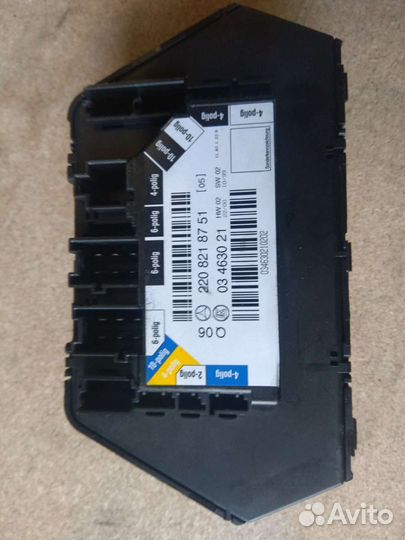 Блок управления сиденья левого Мерседес w220