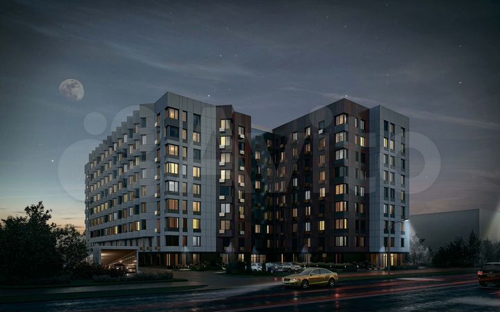1-к. апартаменты, 41,7 м², 8/9 эт.