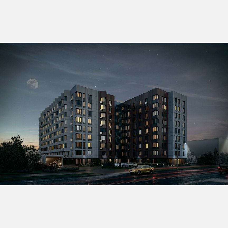 1-к. апартаменты, 41,7 м², 8/9 эт.